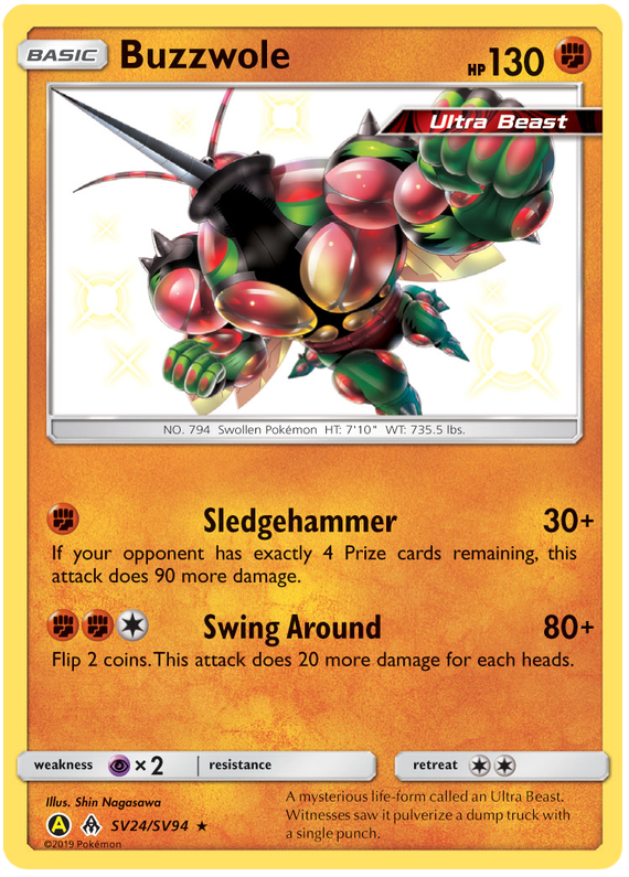 Buzzwole - SV24/SV94 - Shiny Rare available at 401 Games Canada