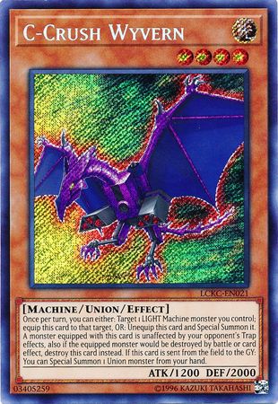 C-Crush Wyvern - LCKC-EN021 - Secret Rare - Unlimited available at 401 Games Canada