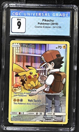Pikachu - Cosmic Eclipse - Secret Rare - CGC Mint 9