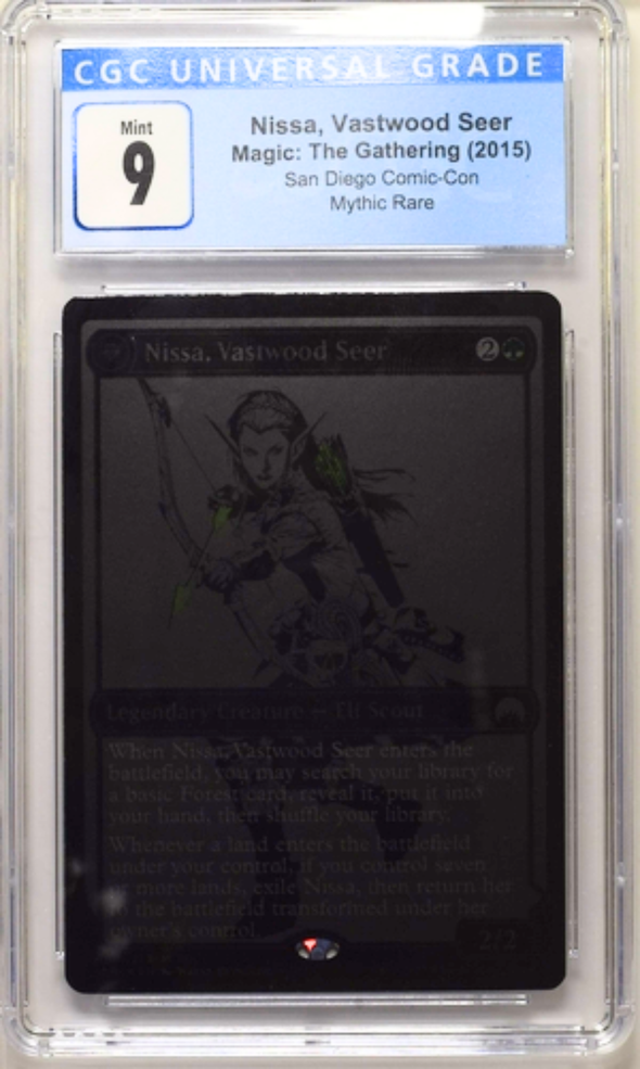 Nissa, Vastwood Seer // Nissa, Sage Animist - San Diego Comic-Con 2015 - CGC Graded 9