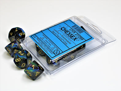 Chessex - 10D10 - Lustrous - Shadow/Gold