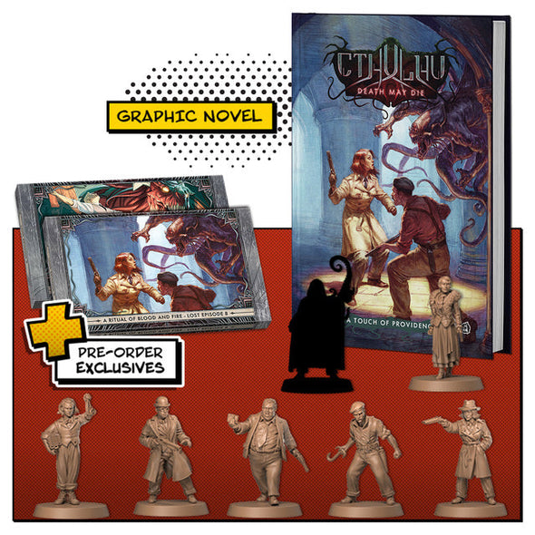 CMON Comics: Cthulhu: Death May Die - Vol. 2 + Promo Miniatures (Pre-Order) available at 401 Games Canada