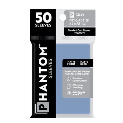 Phantom Card Sleeves - 50ct Standard (64x88) Matte/Matte