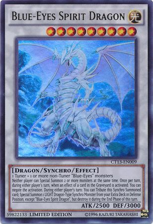 Blue-Eyes Spirit Dragon - CT13-EN009 - Ultra Rare - Limited Edition