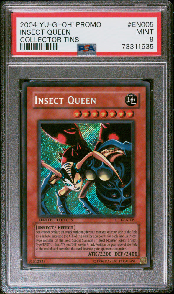 Insect Queen - CT1-EN005 - Secret Rare - Limited Edition (PSA 9)