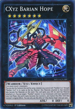 CXyz Barian Hope - MP15-EN189 - Super Rare - 1st Edition available at 401 Games Canada