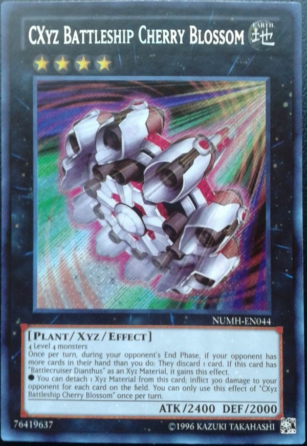 CXyz Battleship Cherry Blossom - NUMH-EN044 - Secret Rare - Unlimited available at 401 Games Canada