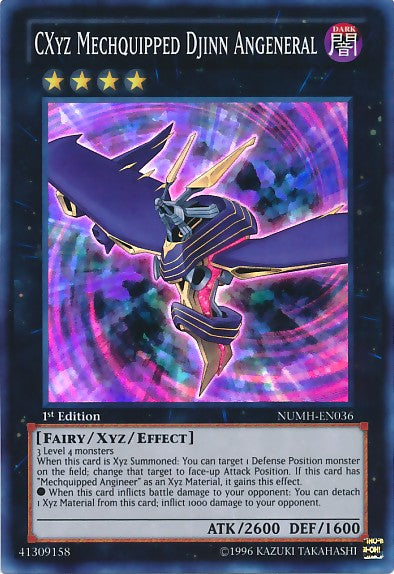 CXyz Mechquipped Djinn Angeneral - NUMH-EN036 - Super Rare - 1st Edition available at 401 Games Canada