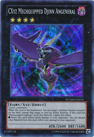 CXyz Mechquipped Djinn Angeneral - NUMH-EN036 - Super Rare - Unlimited available at 401 Games Canada