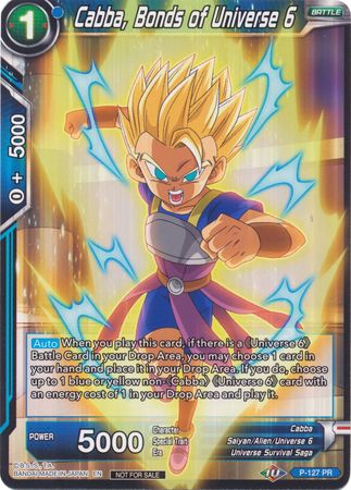 Cabba, Bonds of Universe 6 - P-127 - Promo (Non-Foil) available at 401 Games Canada