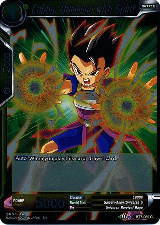 Cabba, Brimming with Spirit - BT7-082 - Common (FOIL) available at 401 Games Canada