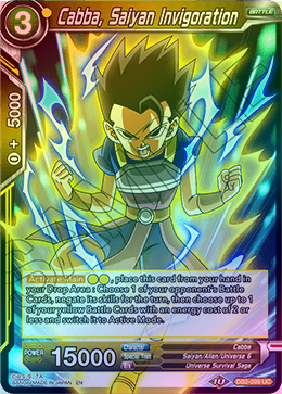 Cabba, Saiyan Invigoration - DB2-099 - Uncommon (FOIL) available at 401 Games Canada