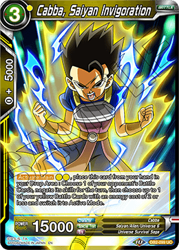 Cabba, Saiyan Invigoration - DB2-099 - Uncommon available at 401 Games Canada