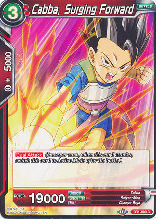 Cabba, Surging Forward - DB1-009 - Common available at 401 Games Canada