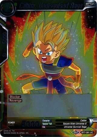 Cabba, Undisguised Rage - BT7-081 - Uncommon (FOIL) available at 401 Games Canada