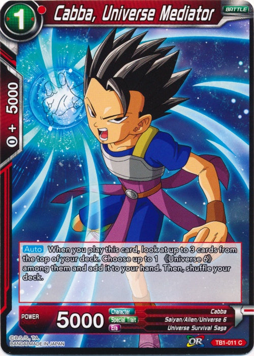 Cabba, Universe Mediator - TB1-011 - Common (Foil) available at 401 Games Canada