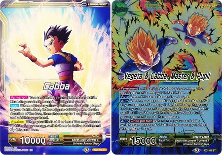 Cabba // Vegeta & Cabba, Master & Pupil - XD1-01 - Starter Rare (Foil) available at 401 Games Canada