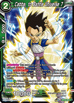 Cabba, to Battle Universe 7 - BT16-060 - Common (Foil) available at 401 Games Canada