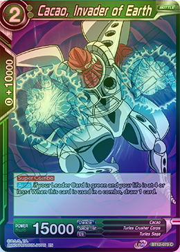 Cacao, Invader of Earth - BT12-073 - Common (FOIL) available at 401 Games Canada