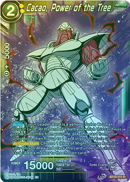 Cacao, Power of the Tree - BT15-111 - Rare (FOIL) available at 401 Games Canada