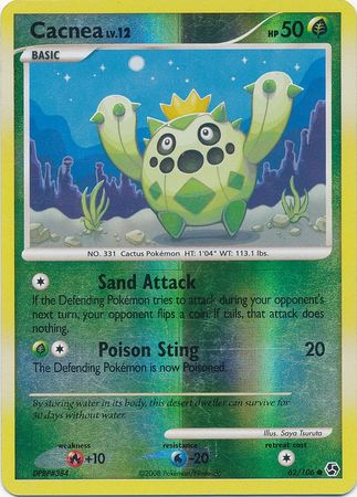 Cacnea - 62/106 - Common - Reverse Holo available at 401 Games Canada