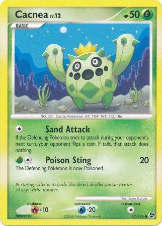 Cacnea - 62/106 - Common available at 401 Games Canada