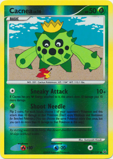 Cacnea - 67/127 - Common - Reverse Holo available at 401 Games Canada