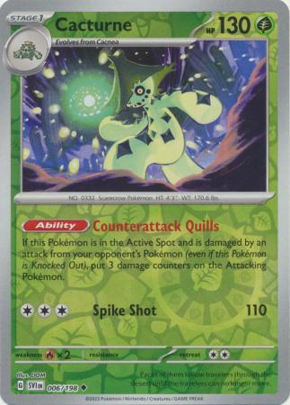 Cacturne - 006/198 - Uncommon - Reverse Holo available at 401 Games Canada