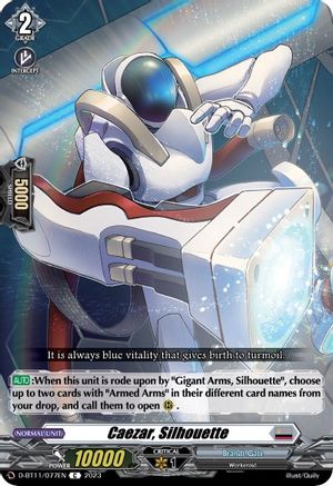 Caezar, Silhouette - D-BT11/077EN - Common available at 401 Games Canada