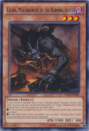 Cagna, Malebranche of the Burning Abyss - SECE-EN084 - Rare - Unlimited available at 401 Games Canada