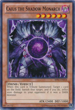Caius the Shadow Monarch - BP01-EN018 - Rare - Unlimited available at 401 Games Canada