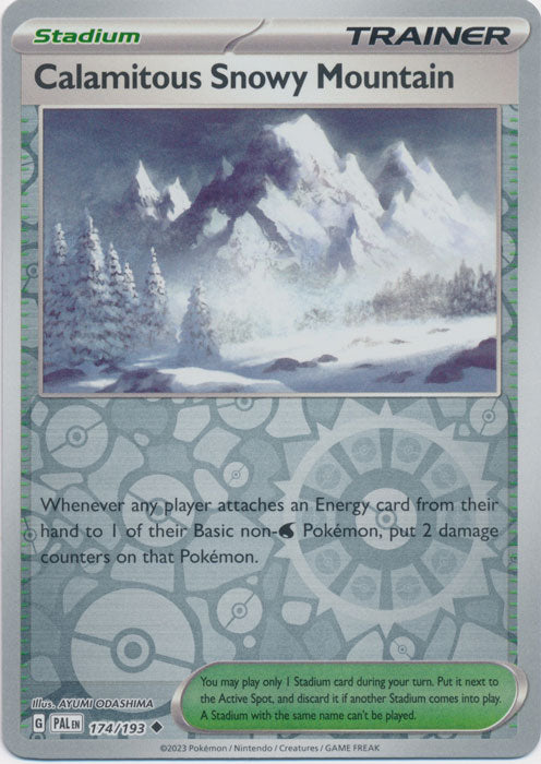 Calamitous Snowy Mountain - 174/193 - Uncommon - Reverse Holo available at 401 Games Canada