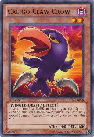 Caligo Claw Crow - YS13-EN008 - Common - 1st Edition available at 401 Games Canada