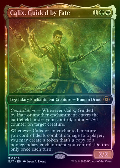 401 Games Canada - Calix, Guided by Fate - Showcase (Halo Foil) (MAT) 401 Games Canada - Calix, Guided by Fate - Showcase (Halo Foil) (MAT)