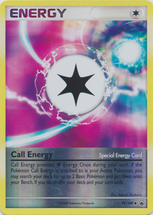 Call Energy - 92/100 - Uncommon - Reverse Holo available at 401 Games Canada