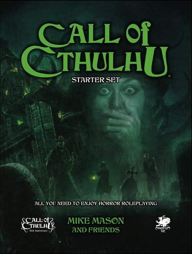 Call of Cthulhu - 40th Anniversary - Starter Set available at 401 Games Canada