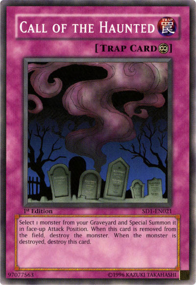 Call of the Haunted - SD1-EN021 - Common - 1st Edition available at 401 Games Canada