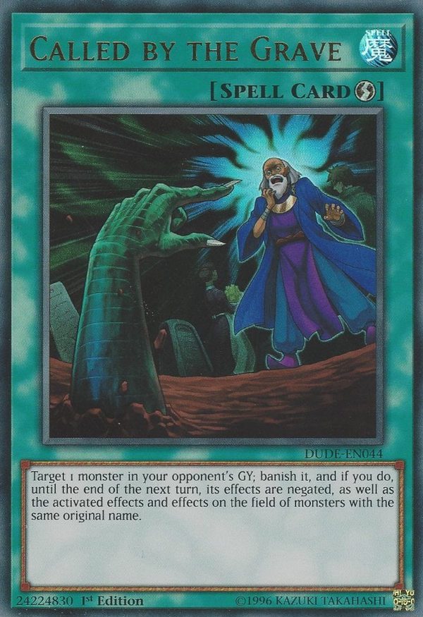 Called by the Grave - DUDE-EN044 - Ultra Rare - 1st Edition available at 401 Games Canada
