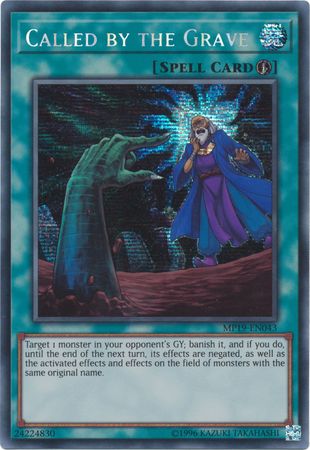 Called by the Grave - MP19-EN043 - Prismatic Secret Rare - Unlimited available at 401 Games Canada