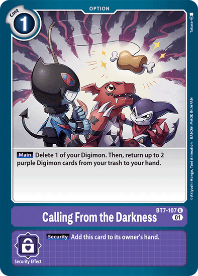 Calling From the Darkness - BT7-107 - Uncommon available at 401 Games Canada