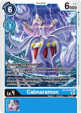Calmaramon - BT12-025 - Common available at 401 Games Canada