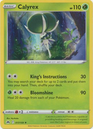 Calyrex - 017/159 - Holo Rare available at 401 Games Canada