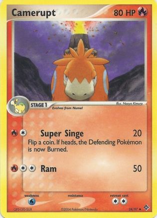 Camerupt - 24/97 - Uncommon (No "e" Symbol) available at 401 Games Canada