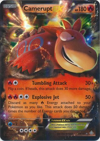 Camerupt EX - 29/160 - Ultra Rare available at 401 Games Canada
