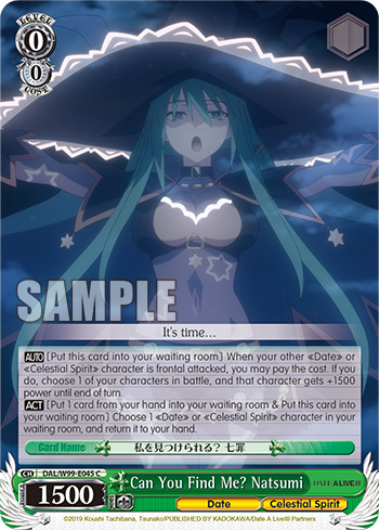 Can You Find Me? Natsumi - DAL/W99-E045 - Common available at 401 Games Canada