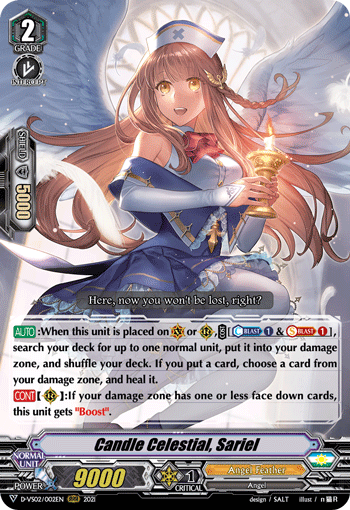 Candle Celestial, Sariel - D-VS02/002 - Triple Rare available at 401 Games Canada