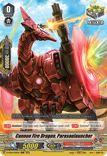 Cannon Fire Dragon, Parasaulauncher - D-VS04/035 - Triple Rare available at 401 Games Canada