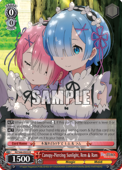 Canopy-Piercing Sunlight, Rem & Ram - RZ/S46-E035 - Rare available at 401 Games Canada