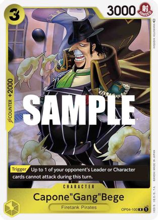 Capone"Gang"Bege - OP04-100 - Rare available at 401 Games Canada