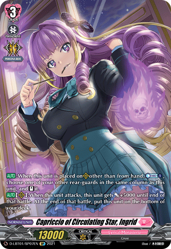 Capriccio of Circulating Star, Ingrid - D-LBT01/SP07 - SP available at 401 Games Canada